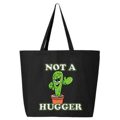 Not A Hugger Personal Boundaries Introvert Warning 25L Jumbo Tote