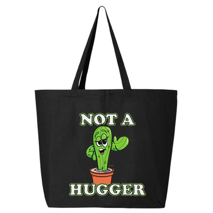 Not A Hugger Personal Boundaries Introvert Warning 25L Jumbo Tote