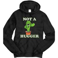 Not A Hugger Personal Boundaries Introvert Warning Tie Dye Hoodie