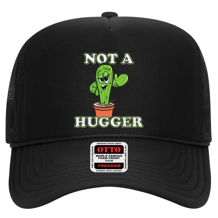Not A Hugger Personal Boundaries Introvert Warning Trucker Hat