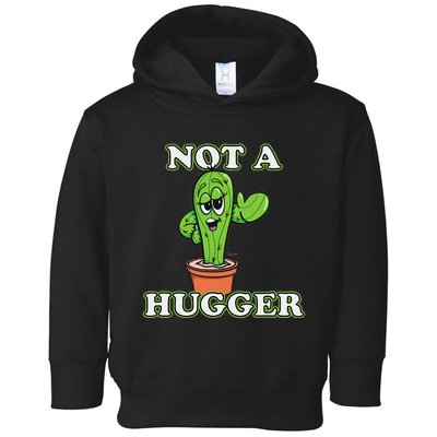 Not A Hugger Personal Boundaries Introvert Warning Toddler Hoodie
