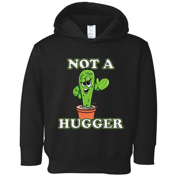 Not A Hugger Personal Boundaries Introvert Warning Toddler Hoodie