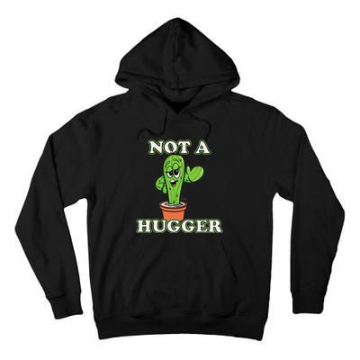 Not A Hugger Personal Boundaries Introvert Warning Tall Hoodie