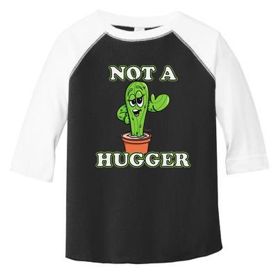 Not A Hugger Personal Boundaries Introvert Warning Toddler Fine Jersey T-Shirt