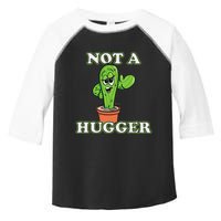 Not A Hugger Personal Boundaries Introvert Warning Toddler Fine Jersey T-Shirt