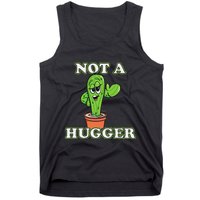 Not A Hugger Personal Boundaries Introvert Warning Tank Top