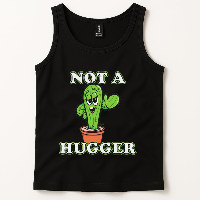 Not A Hugger Personal Boundaries Introvert Warning Tank Top