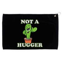 Not A Hugger Personal Boundaries Introvert Warning Grommeted Golf Towel