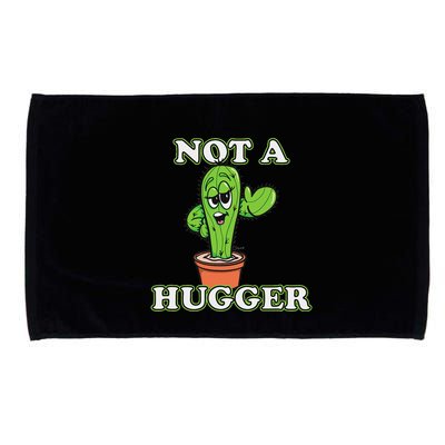 Not A Hugger Personal Boundaries Introvert Warning Microfiber Hand Towel