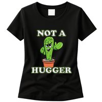 Not A Hugger Personal Boundaries Introvert Warning Womens T-Shirt