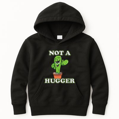 Not A Hugger Personal Boundaries Introvert Warning Kids Hoodie
