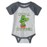Not A Hugger Personal Boundaries Introvert Warning Infant Baby Jersey Bodysuit