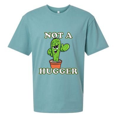 Not A Hugger Personal Boundaries Introvert Warning Sueded Cloud Jersey T-Shirt