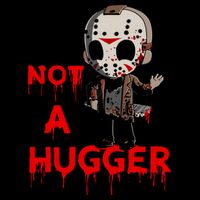 Not A Hugger Funny Jason Friday The 13th Funny Hugger Full-Length Apron With Pockets