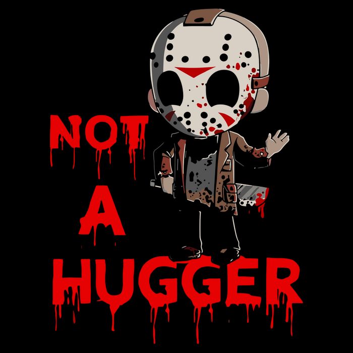 Not A Hugger Funny Jason Friday The 13th Funny Hugger Cooling Performance Long Sleeve Crew