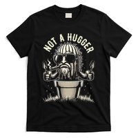Not A Hugger Funny Vintage Cactus Sarcastic T-Shirt