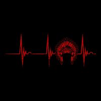Native American Headdress Indian Chief Heartbeat Ekg Pulse 16 in Basic Backpack