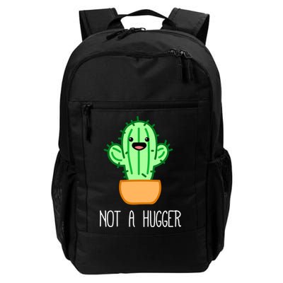 Not A Hugger Cactus Cute Kawaii Do Not Hug Meme Funny Gift Daily Commute Backpack
