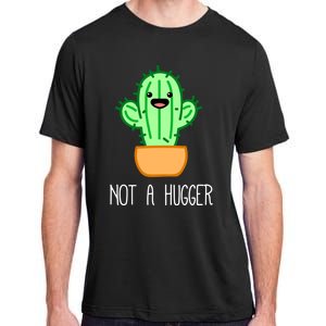 Not A Hugger Cactus Cute Kawaii Do Not Hug Meme Funny Gift Adult ChromaSoft Performance T-Shirt