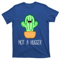 Not A Hugger Cactus Cute Kawaii Do Not Hug Meme Funny Gift T-Shirt