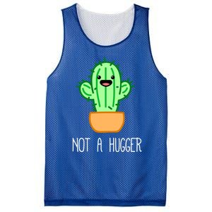 Not A Hugger Cactus Cute Kawaii Do Not Hug Meme Funny Gift Mesh Reversible Basketball Jersey Tank