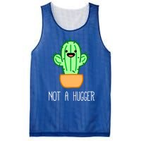 Not A Hugger Cactus Cute Kawaii Do Not Hug Meme Funny Gift Mesh Reversible Basketball Jersey Tank