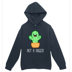 Not A Hugger Cactus Cute Kawaii Do Not Hug Meme Funny Gift Urban Pullover Hoodie