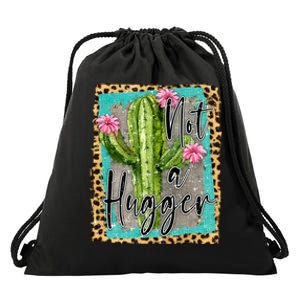 Not A Hugger , Funny Drawstring Bag