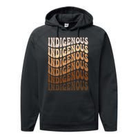 Native American Heritage American Indian Indigenous Performance Fleece Hoodie