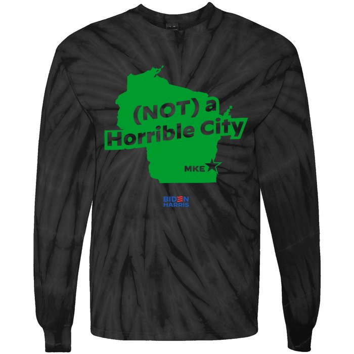 Not A Horrible City Mike Tie-Dye Long Sleeve Shirt