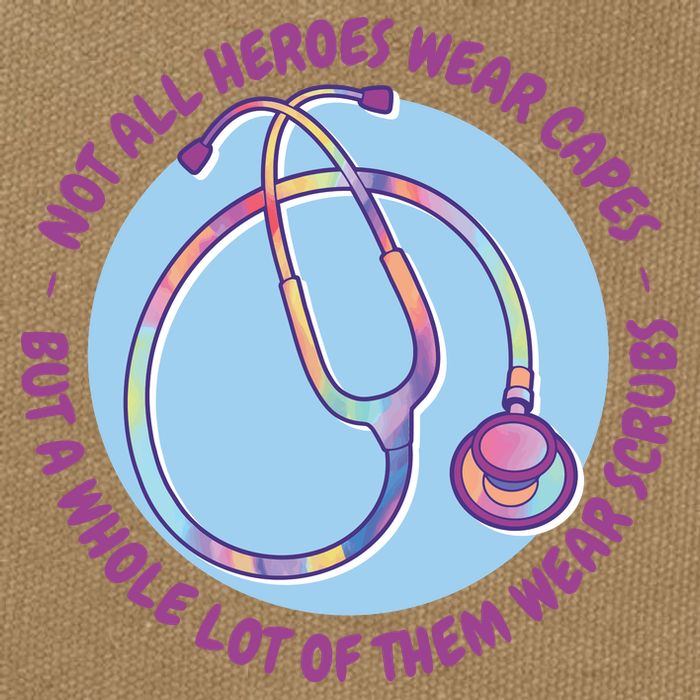 Not All Heroes Wear Capes But A Whole Lot Of Them Wear Scrubs Cotton Canvas Backpack
