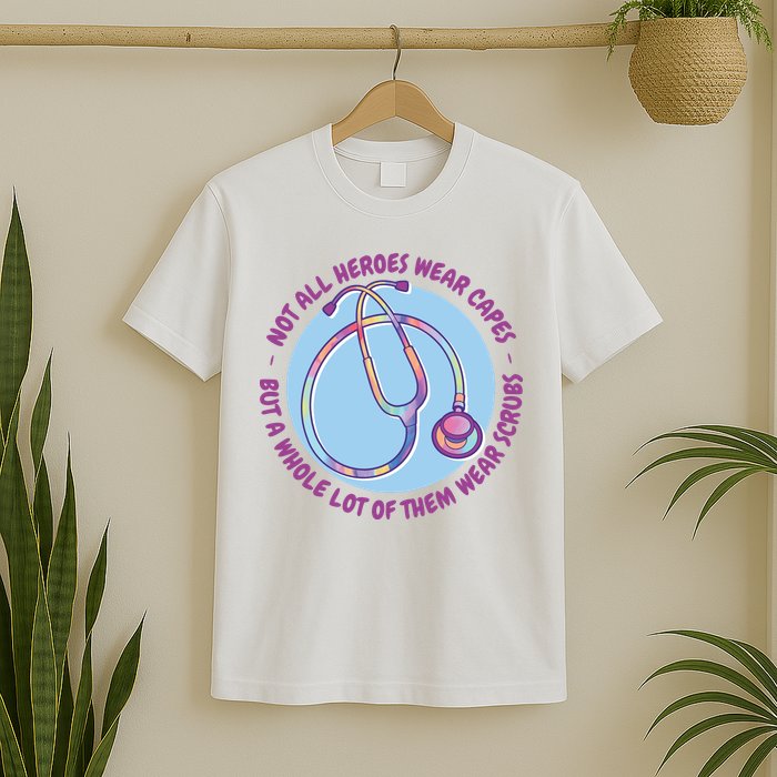 Not All Heroes Wear Capes But A Whole Lot Of Them Wear Scrubs T-Shirt