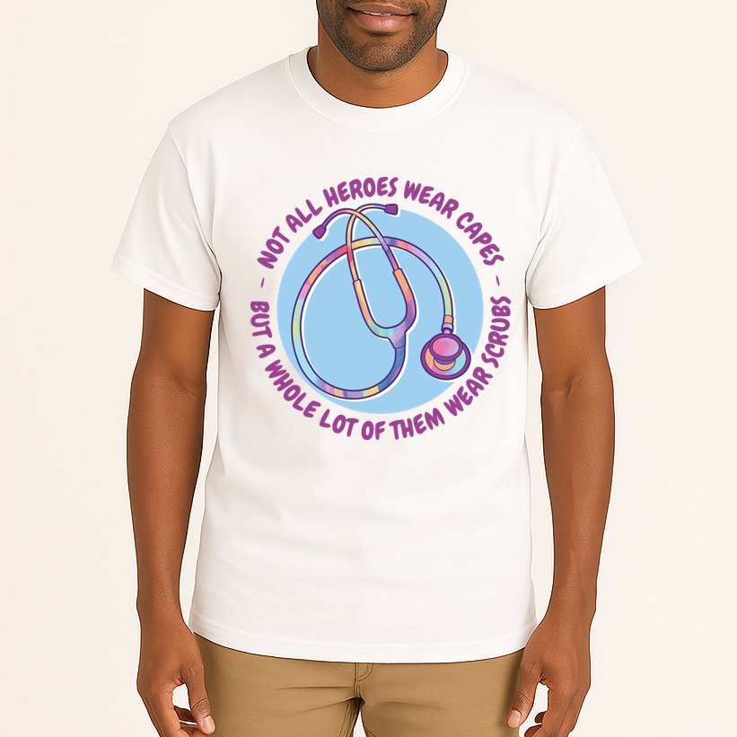 Not All Heroes Wear Capes But A Whole Lot Of Them Wear Scrubs Tall T-Shirt