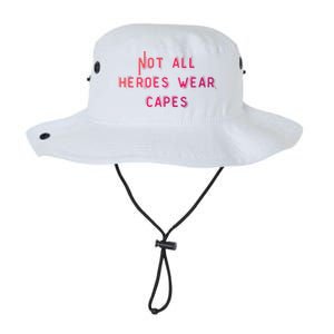 Not All Heroes Wear Capes Positive Superheroes Police Nurse Gift Legacy Cool Fit Booney Bucket Hat