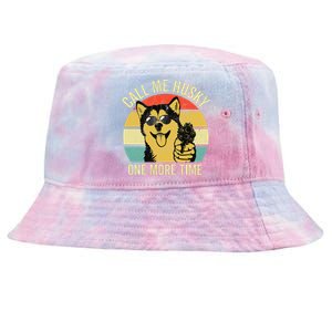 Not A Husky Funny Alaskan Malamute Gifts Dog Lover Gift Tie-Dyed Bucket Hat