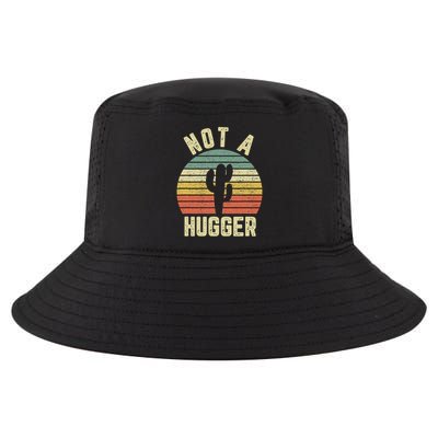 Not A Hugger Funny Cactus Sarcastic Cool Comfort Performance Bucket Hat