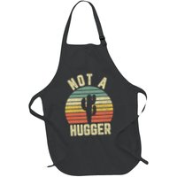 Not A Hugger Funny Cactus Sarcastic Full-Length Apron With Pockets