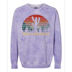 Not A Hugger Colorblast Crewneck Sweatshirt