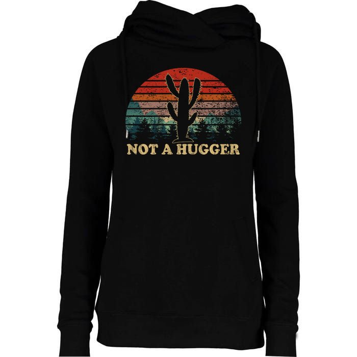 Not A Hugger Womens Funnel Neck Pullover Hood