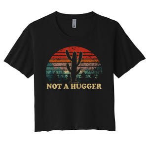 Not A Hugger Women's Crop Top Tee