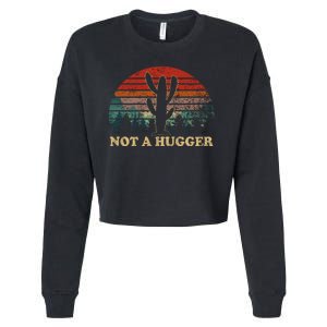 Not A Hugger Cropped Pullover Crew