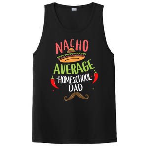 Nacho Average Homeschool Dad Mexican Mustache PosiCharge Competitor Tank