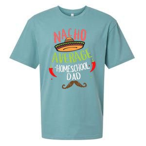 Nacho Average Homeschool Dad Mexican Mustache Sueded Cloud Jersey T-Shirt