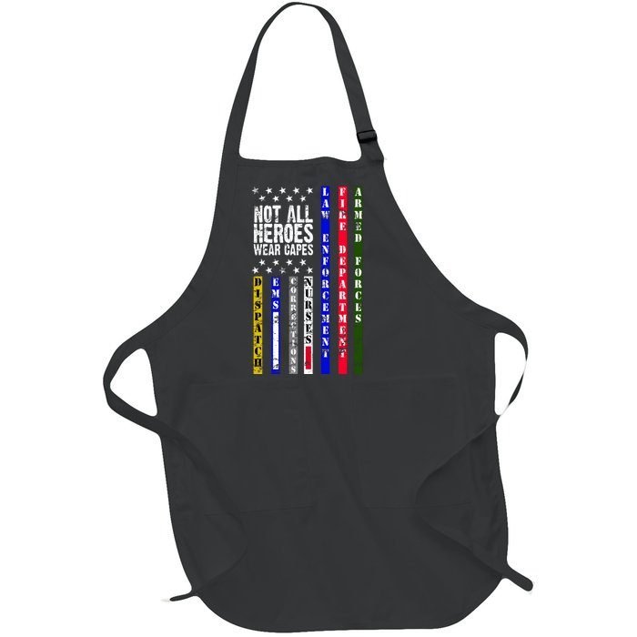 Not All Heroes Wear Capes Tribute Limited Edition Full-Length Apron With Pockets