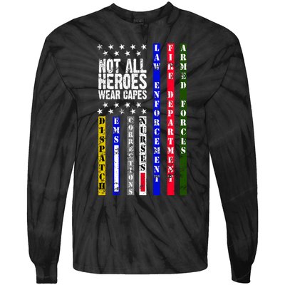 Not All Heroes Wear Capes Tribute Limited Edition Tie-Dye Long Sleeve Shirt