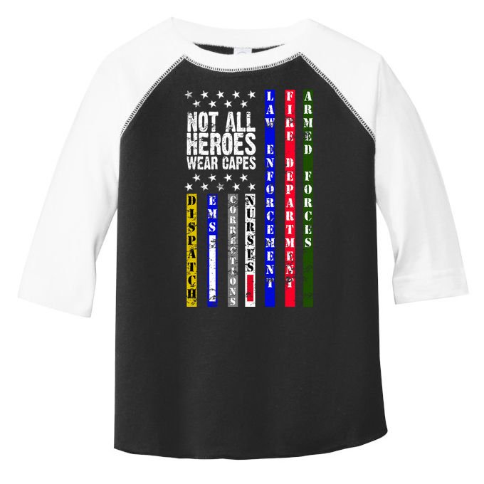 Not All Heroes Wear Capes Tribute Limited Edition Toddler Fine Jersey T-Shirt