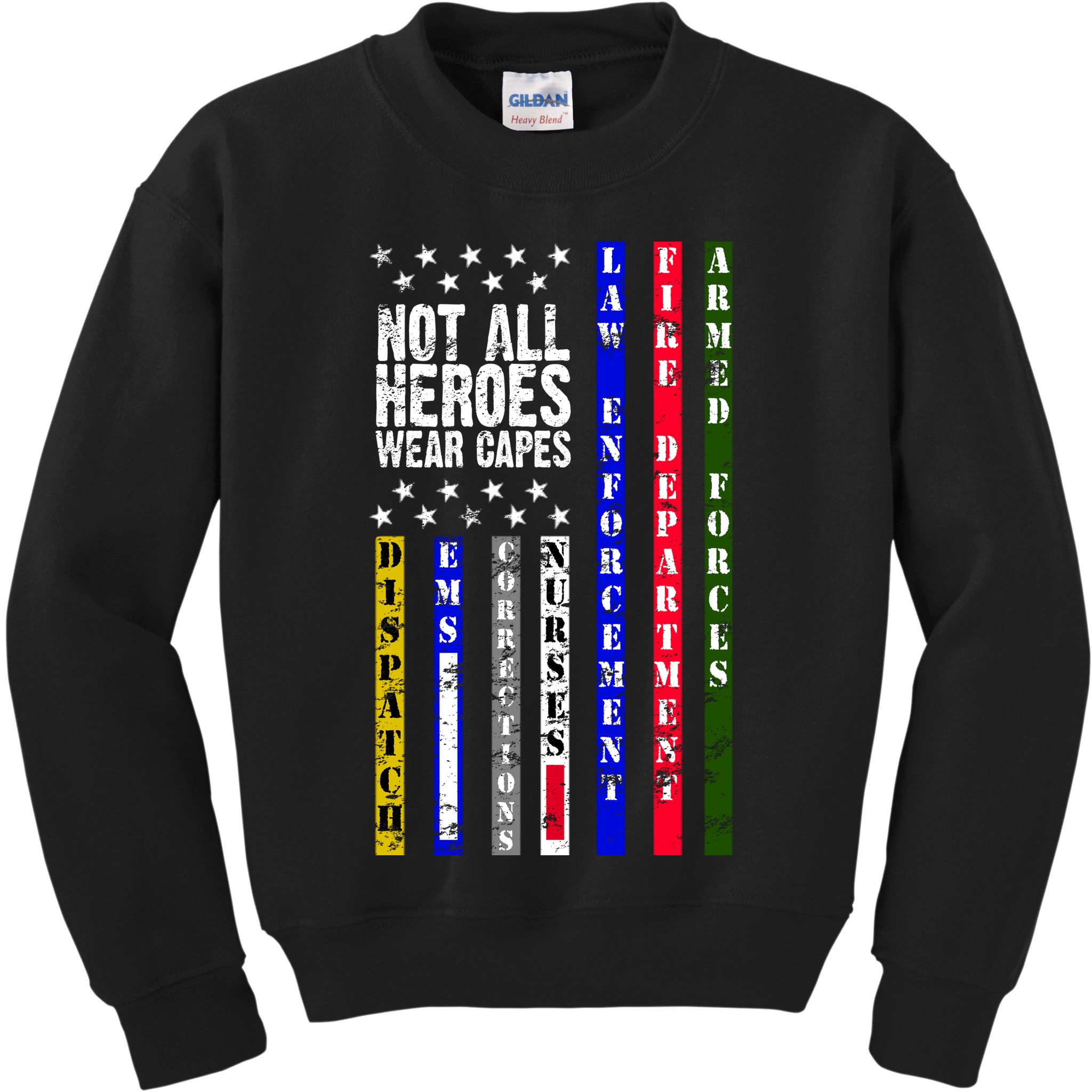 Not All Heroes Wear Capes Tribute Limited Edition Kids Sweatshirt