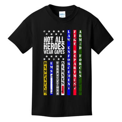 Not All Heroes Wear Capes Tribute Limited Edition Kids T-Shirt