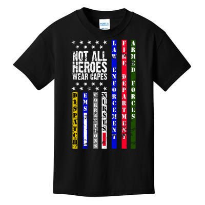 Not All Heroes Wear Capes Tribute Limited Edition Kids T-Shirt