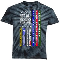 Not All Heroes Wear Capes Tribute Limited Edition Kids Tie-Dye T-Shirt